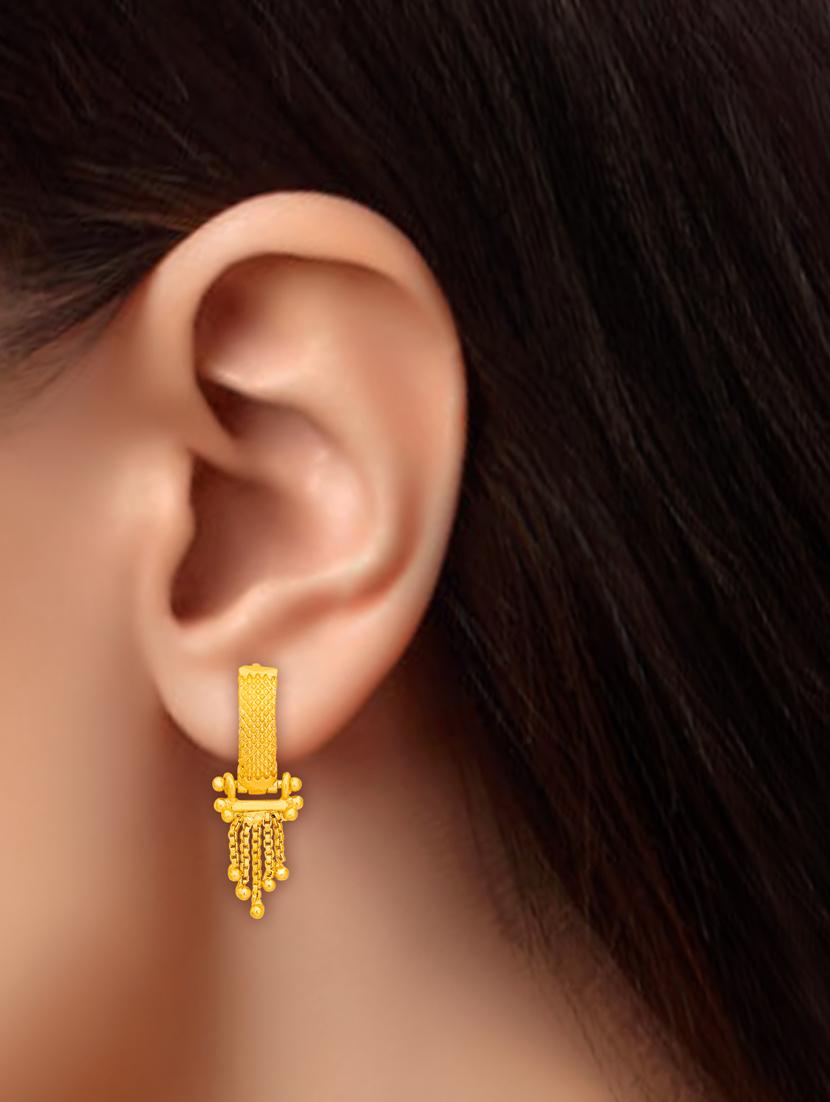 gold plated balli earrings - 20848877 - Standard Image - 4