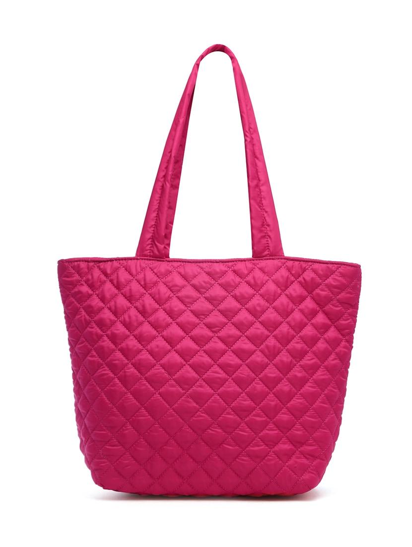 pink quilted regular tote bag - 20850252 -  Standard Image - 1