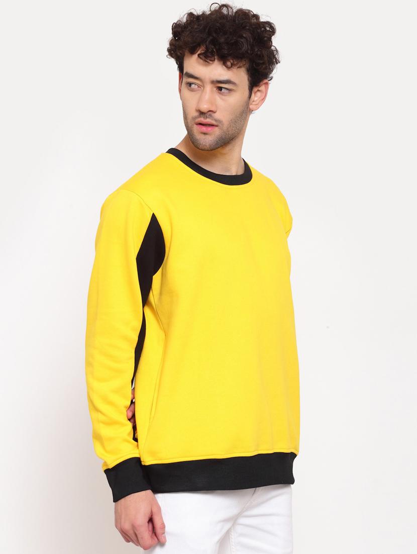yellow cotton blend sweatshirt - 20851108 - Standard Image - 1
