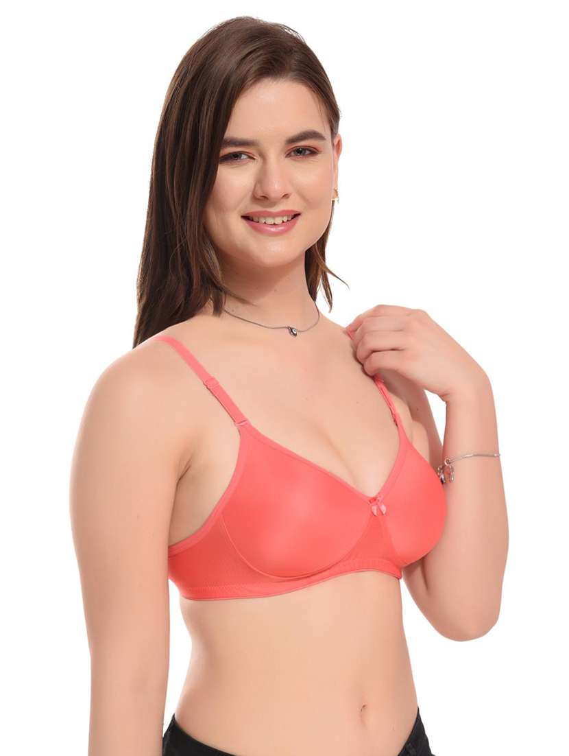 women solid hosiery bra - 20851244 - Standard Image - 1