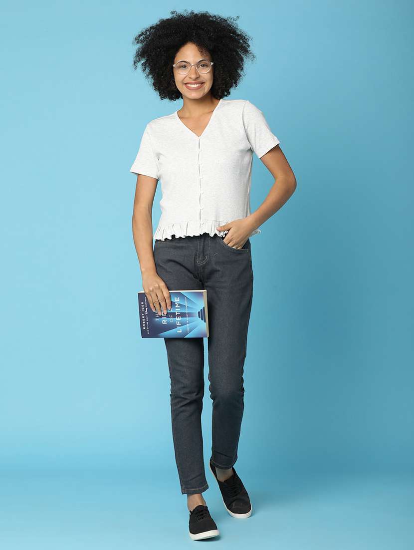 grey cotton regular tshirt - 20852258 -  Standard Image - 4