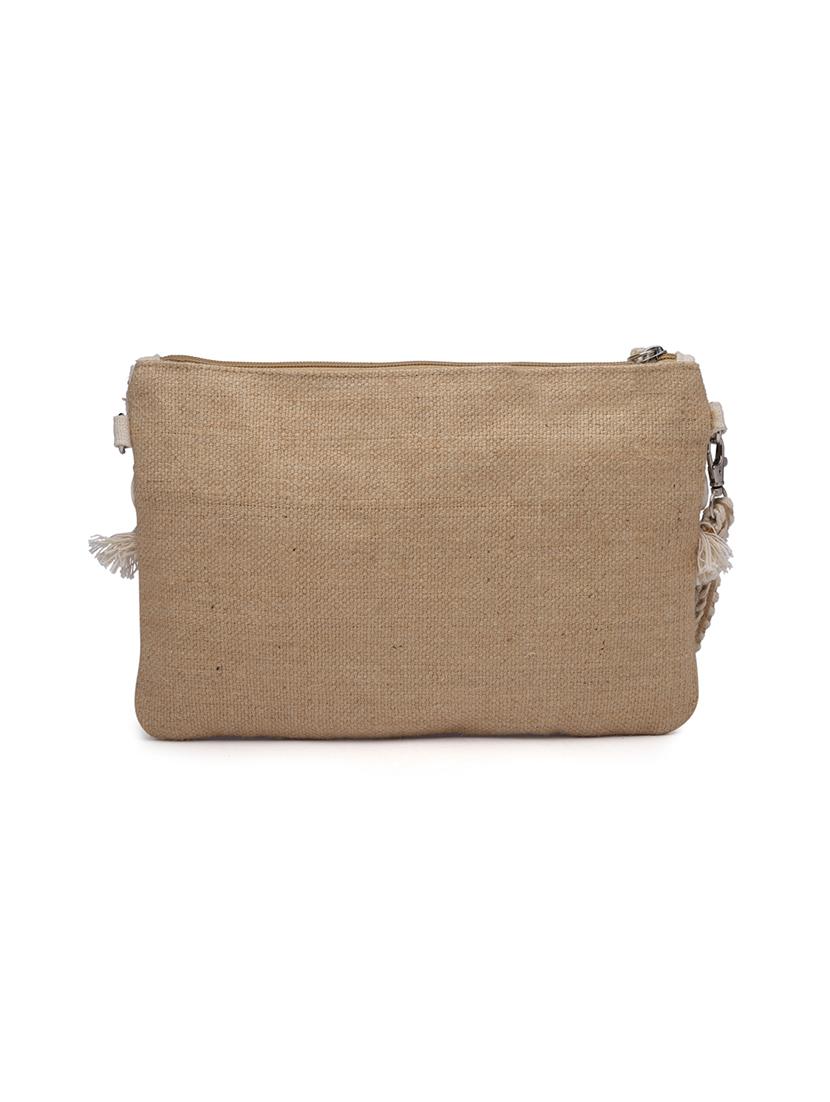 beige embellished sling bag - 20852386 -  Standard Image - 1