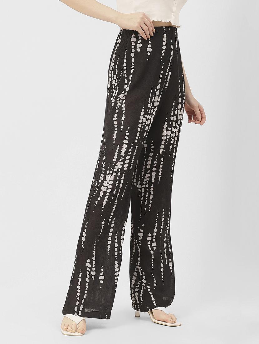 women shibori print wide leg trouser - 20852410 -  Standard Image - 1