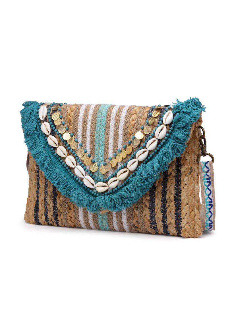 beige embellished sling bag - 20852446 - Standard Image - 6