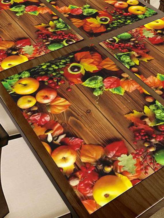 rectangular pack of 6 table placemat - 20853421 -  Standard Image - 4
