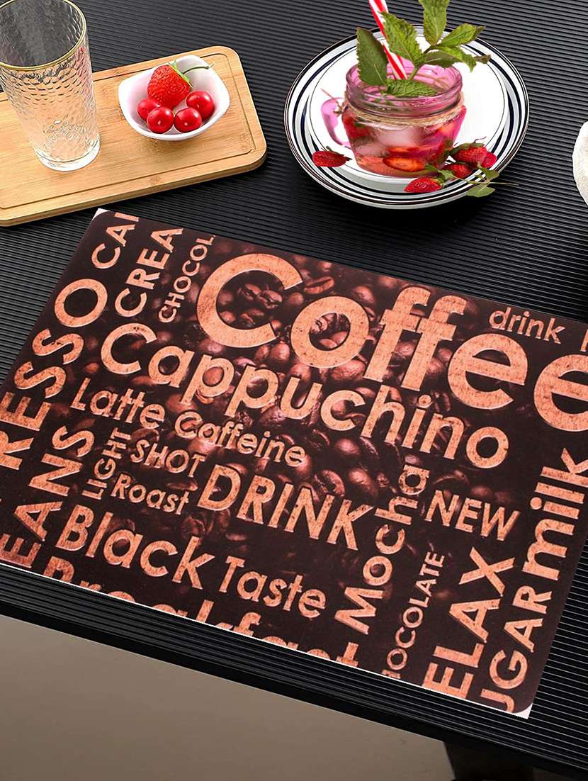 rectangular pack of 6 table placemat - 20853443 -  Standard Image - 1