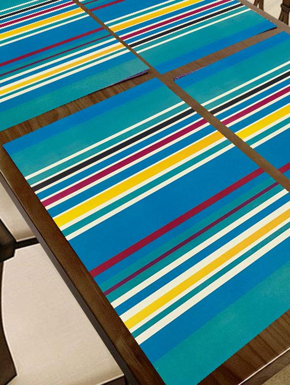rectangular pack of 6 table placemat - 20853484 - Standard Image - 4