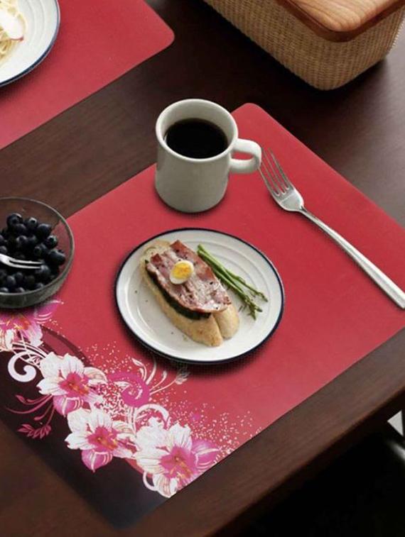 rectangular pack of 6 table placemat - 20853486 - Standard Image - 1