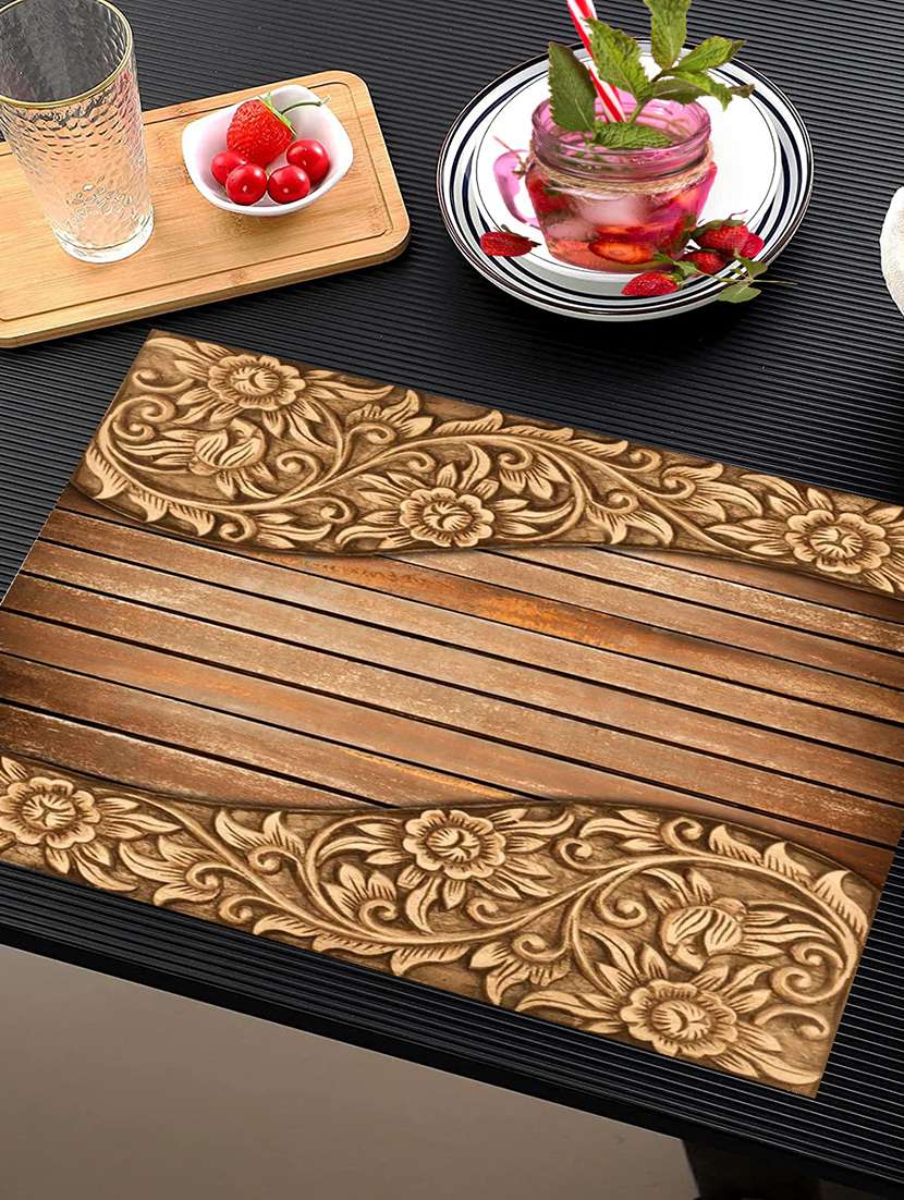 printed placemats for dining table and kitchen - 20853522 -  Standard Image - 1
