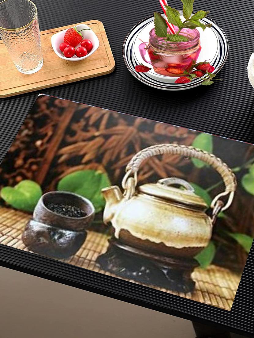 rectangular pack of 6 table placemat - 20853618 - Standard Image - 1