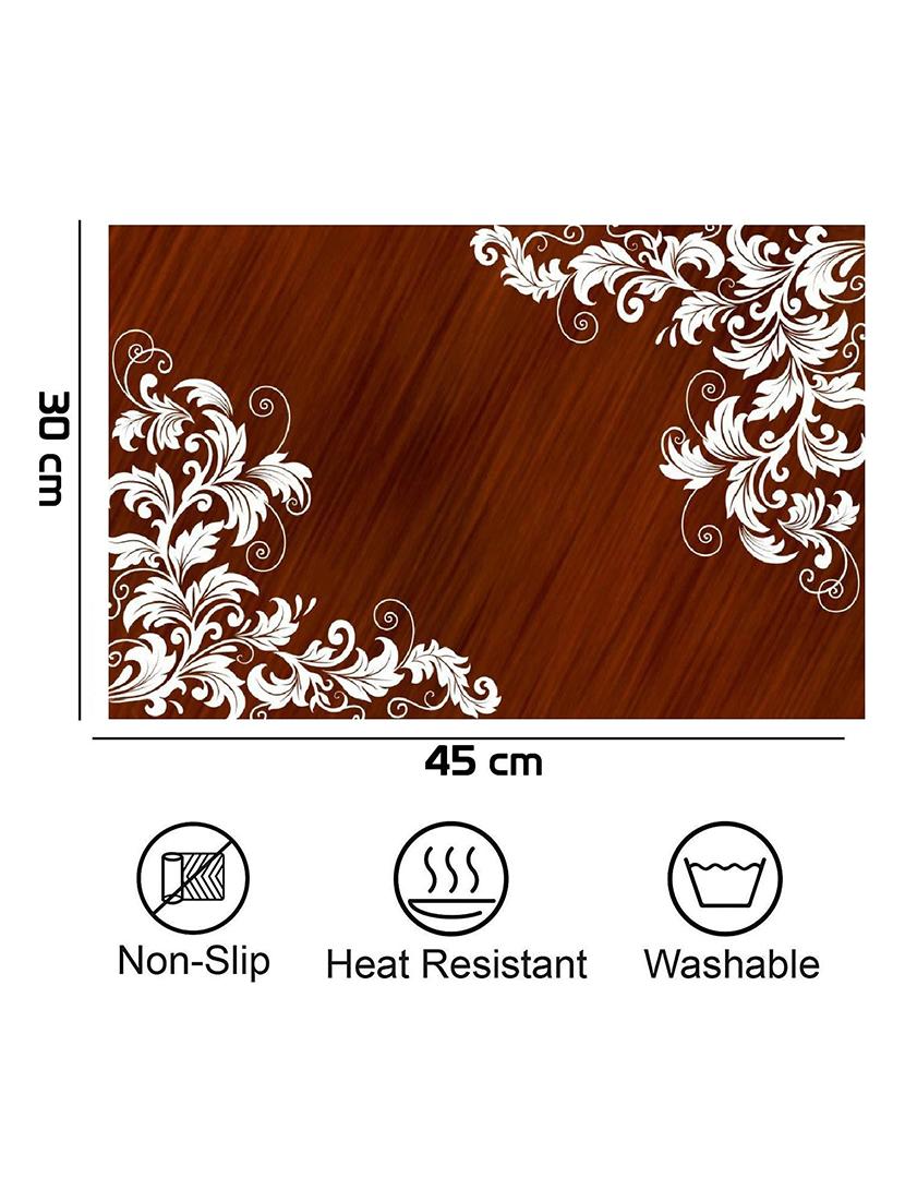 rectangular pack of 6 table placemat - 20853627 - Standard Image - 4