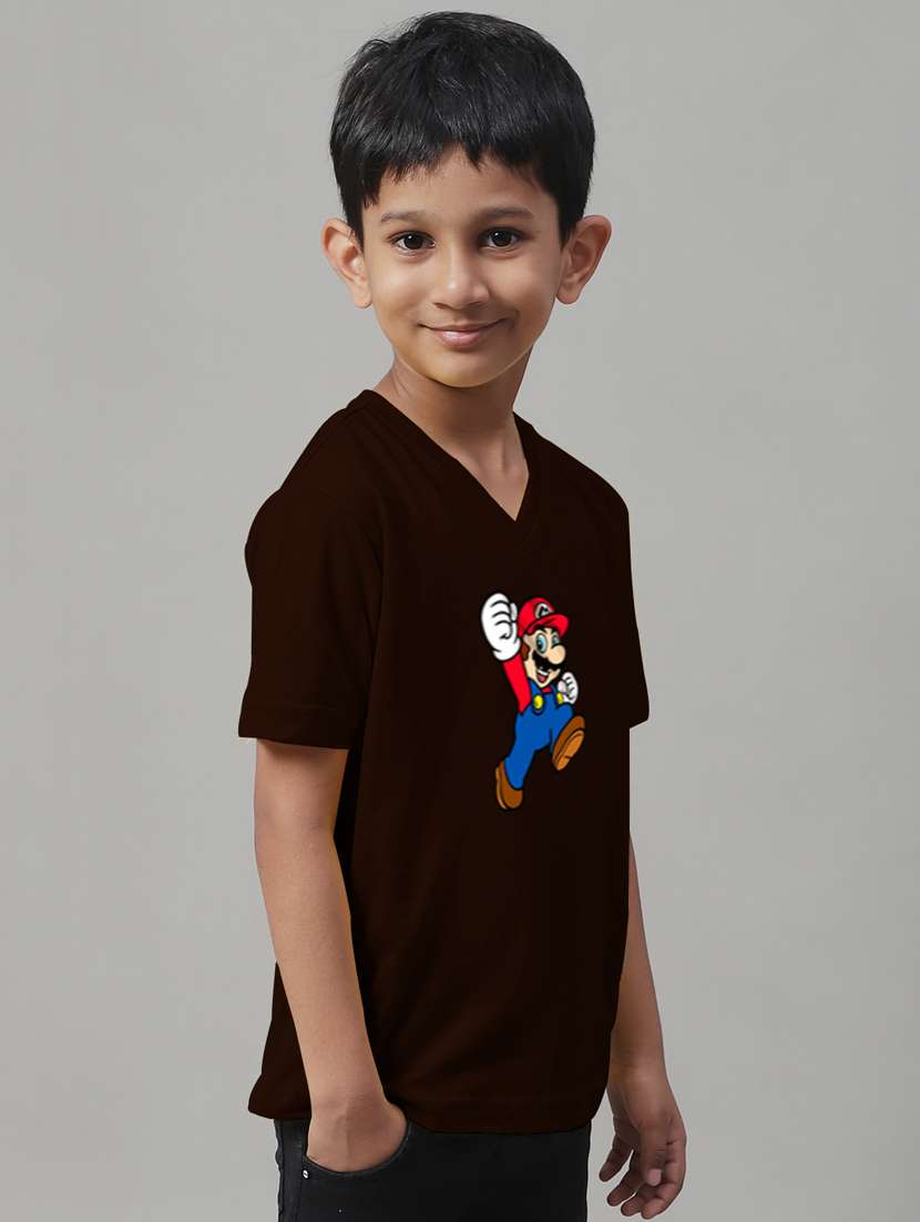 brown cotton tshirt - 20853801 - Standard Image - 1