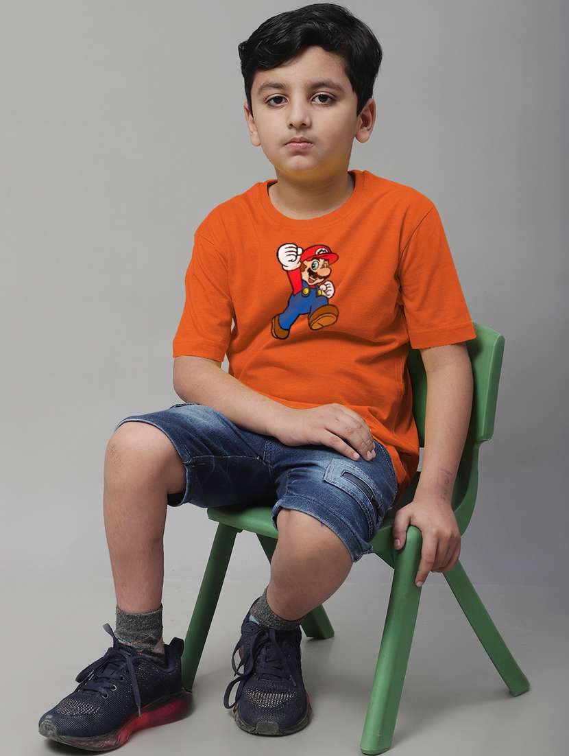 orange cotton tshirt - 20853806 - Standard Image - 4