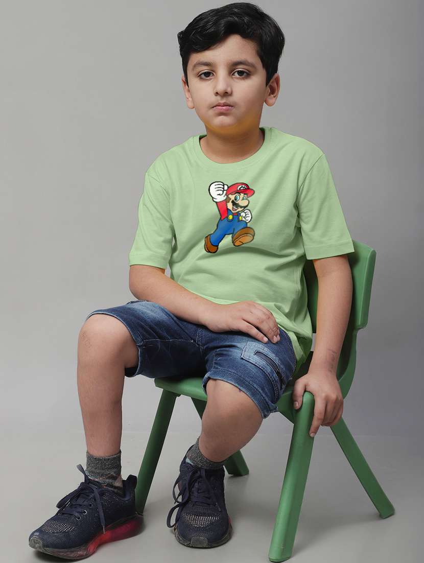 sea green cotton tshirt - 20853812 - Standard Image - 4