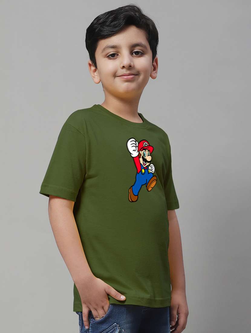 olive cotton tshirt - 20853813 -  Standard Image - 1