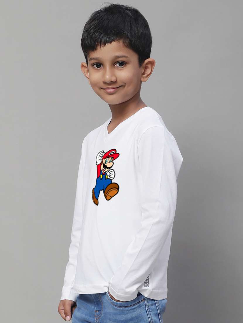 white cotton tshirt - 20853817 - Standard Image - 1