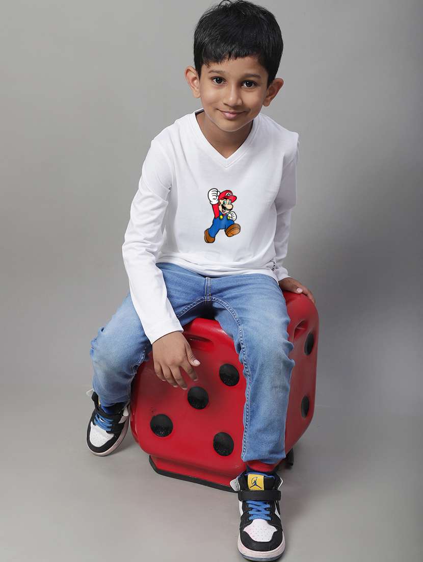 white cotton tshirt - 20853817 - Standard Image - 4