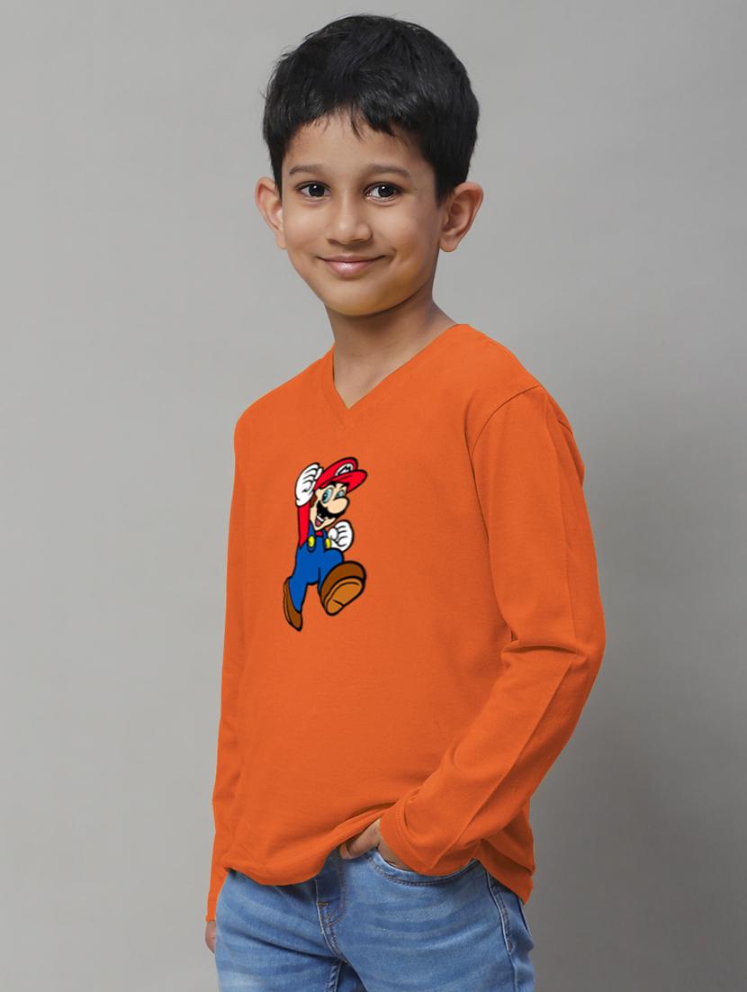 orange cotton tshirt - 20853819 - Standard Image - 1