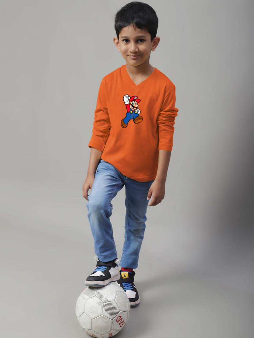 orange cotton tshirt - 20853819 - Standard Image - 4