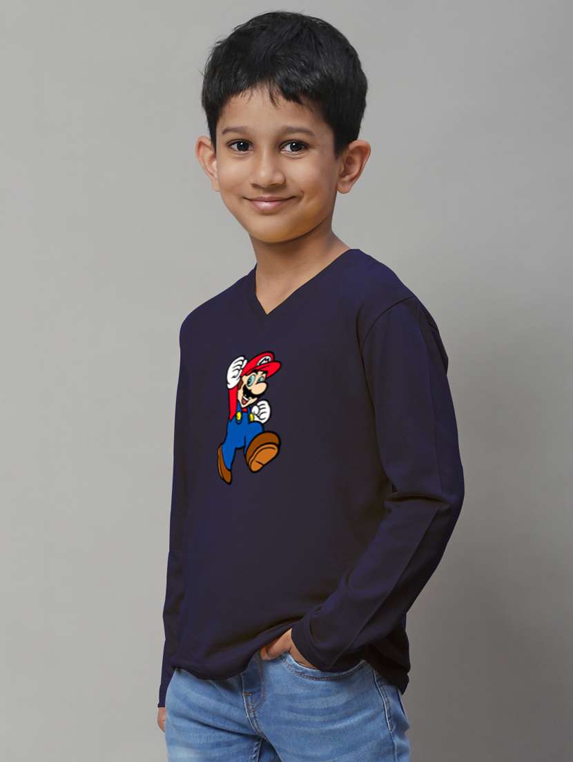 navy blue cotton tshirt - 20853821 -  Standard Image - 1