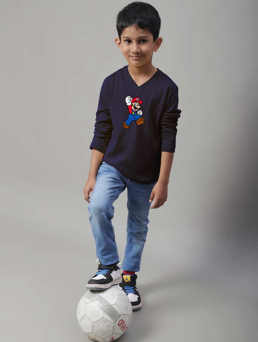 navy blue cotton tshirt - 20853821 -  Standard Image - 4