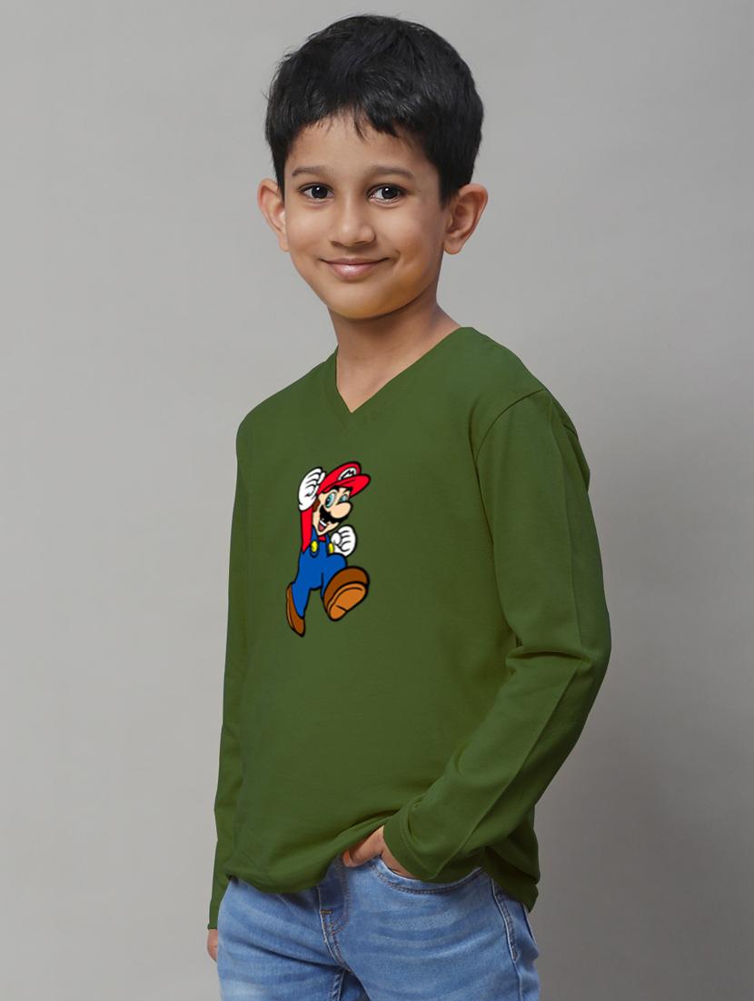 olive cotton tshirt - 20853826 - Standard Image - 1
