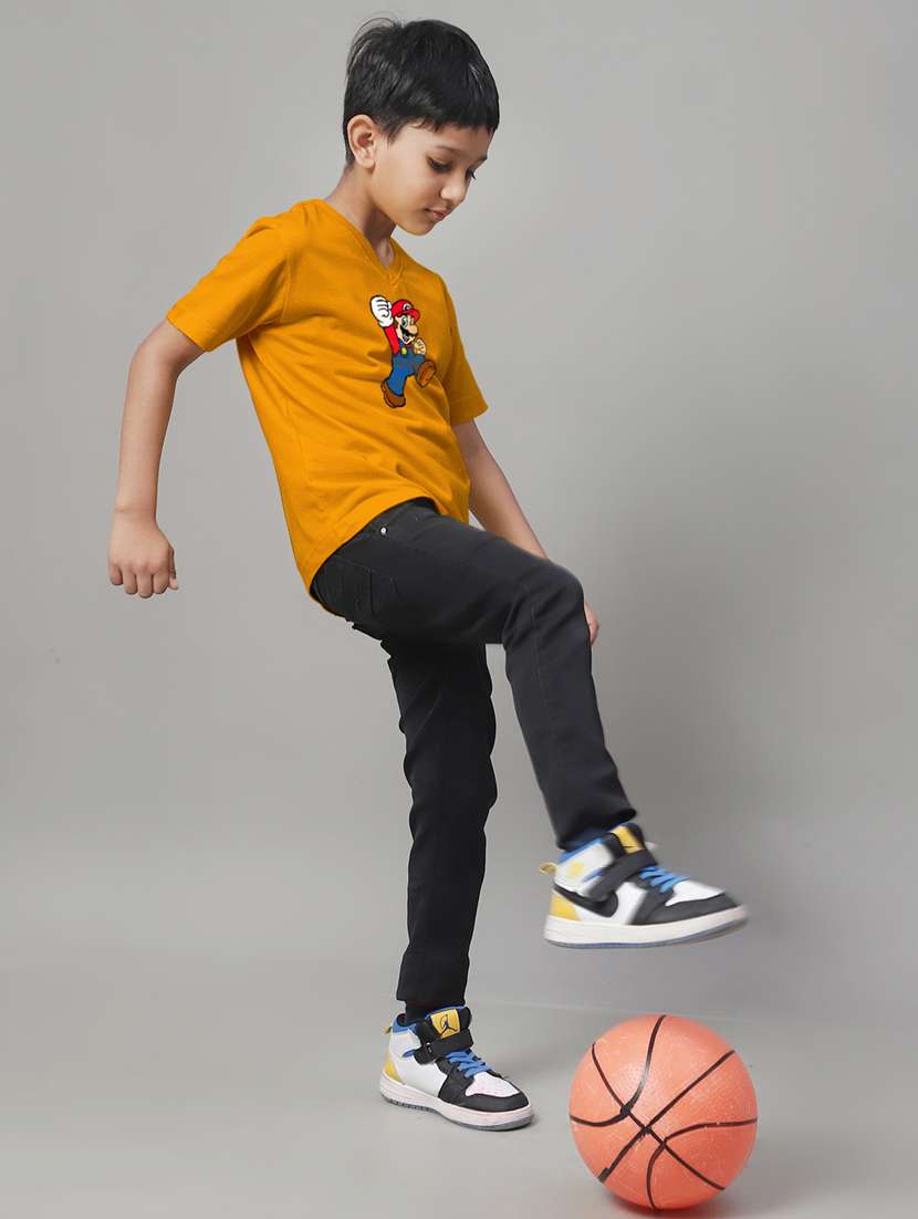 mustard cotton tshirt - 20853836 - Standard Image - 4