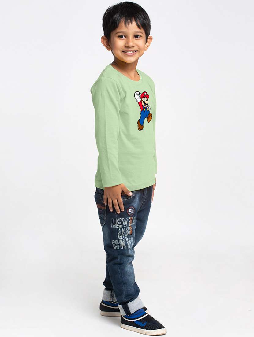 sea green cotton tshirt - 20853851 - Standard Image - 1
