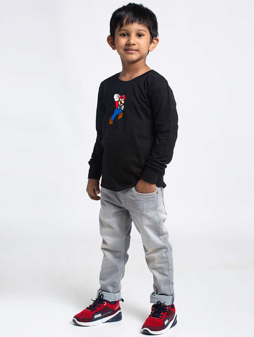 black cotton tshirt - 20853853 -  Standard Image - 1