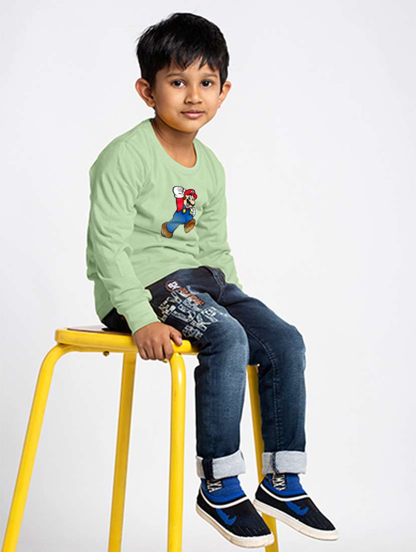 sea green cotton tshirt - 20853862 - Standard Image - 1