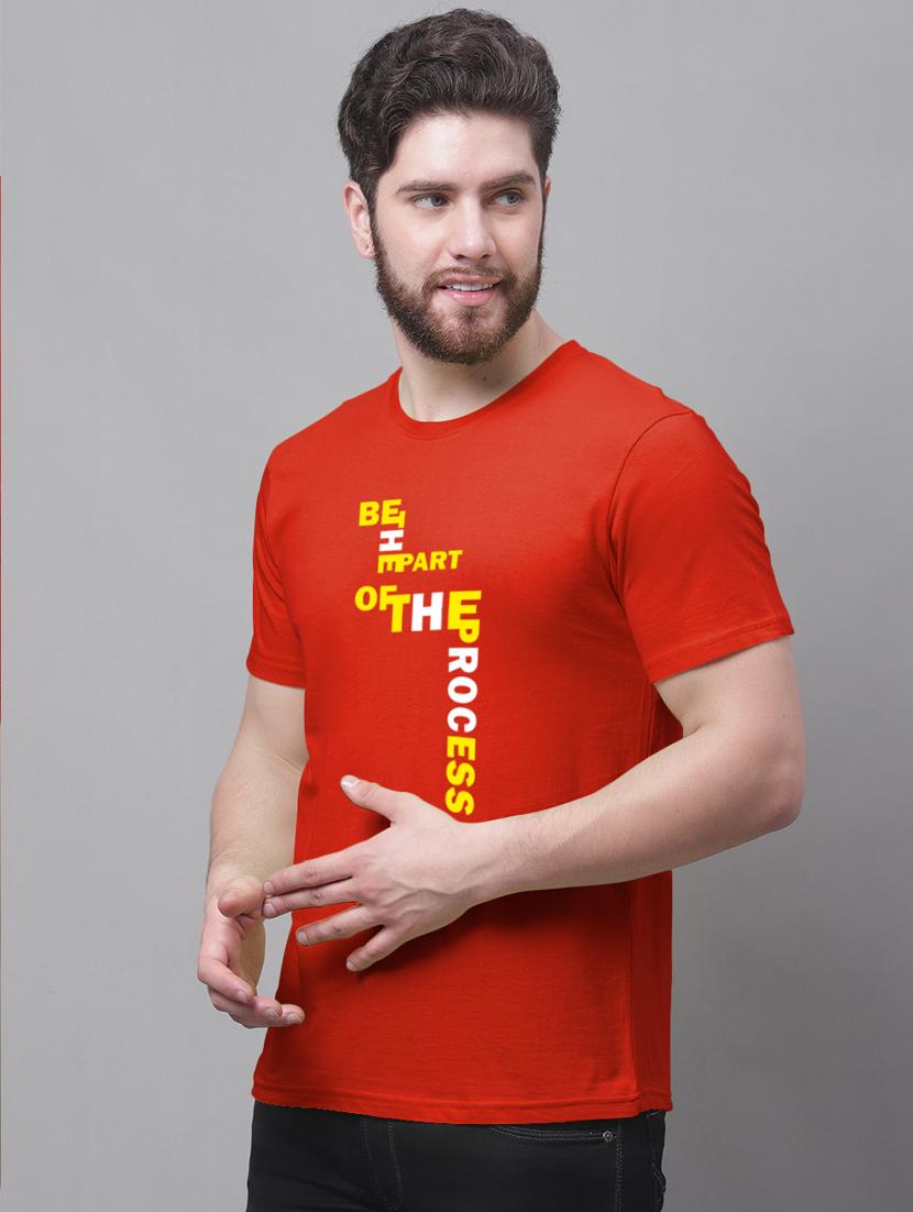 men typographic round neck t-shirt - 20858021 - Standard Image - 1