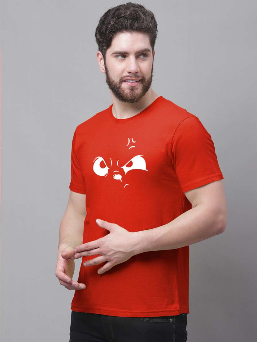 men graphic print round neck t-shirt - 20858081 - Standard Image - 1
