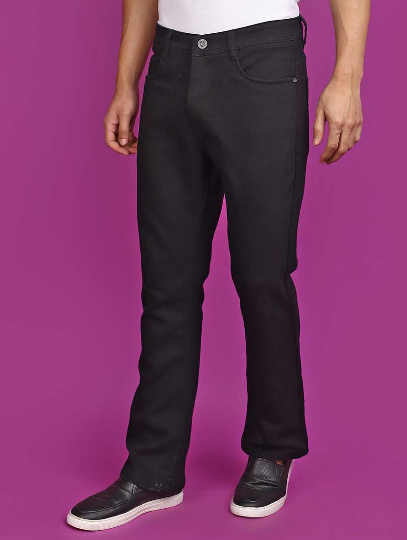 men mid rise plain denim jeans - 20862830 -  Standard Image - 1