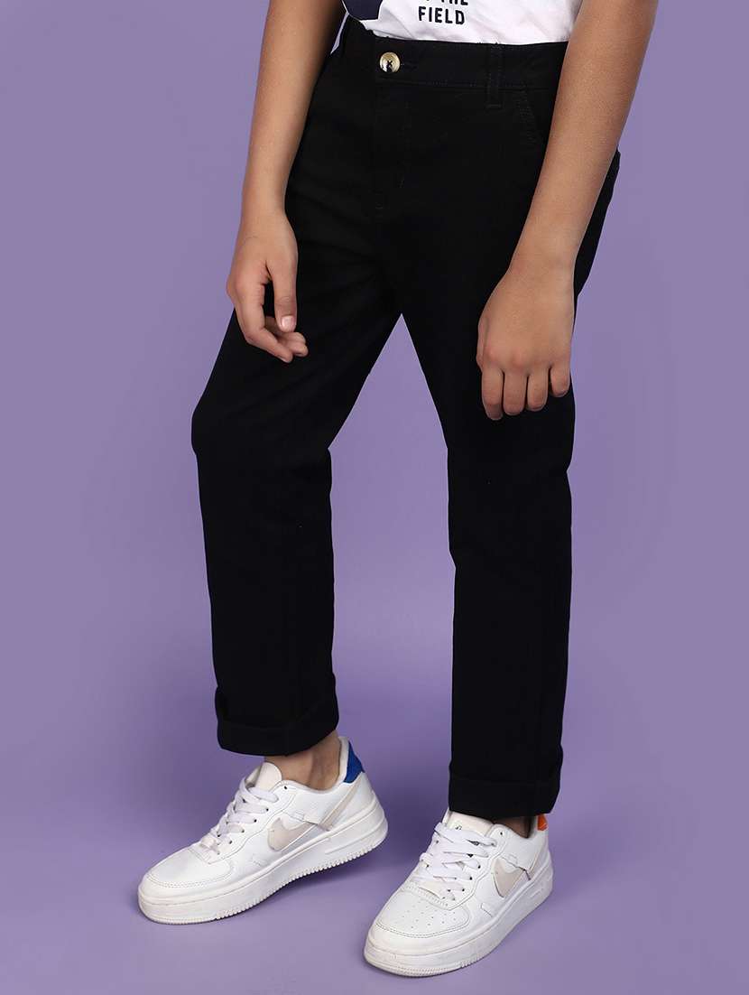 boys solid mid rise slim fit jean - 20862923 -  Standard Image - 1
