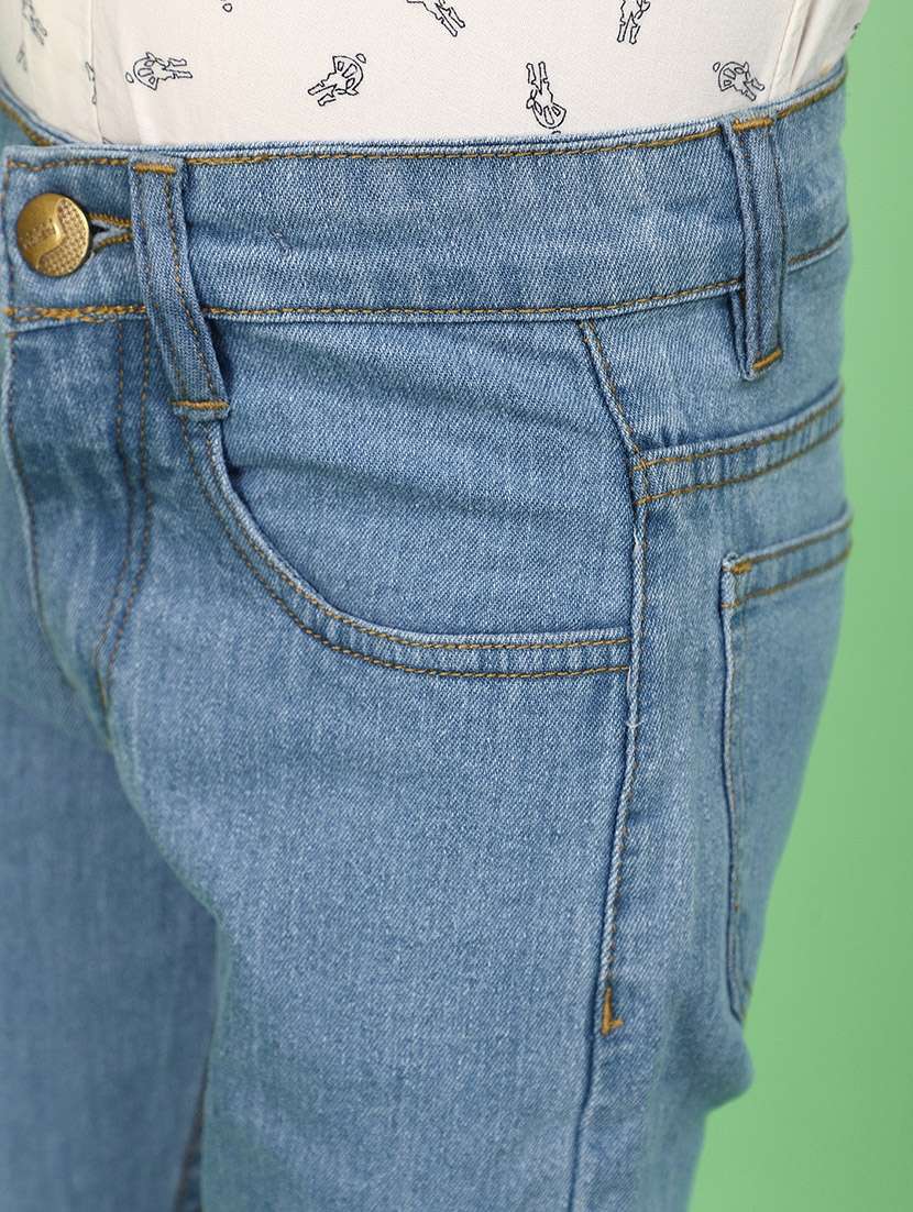 boys slim fit solid jean - 20862944 -  Standard Image - 4