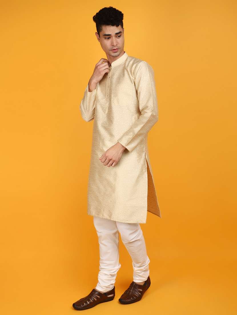 men self design kurta churidar set - 20862962 -  Standard Image - 1