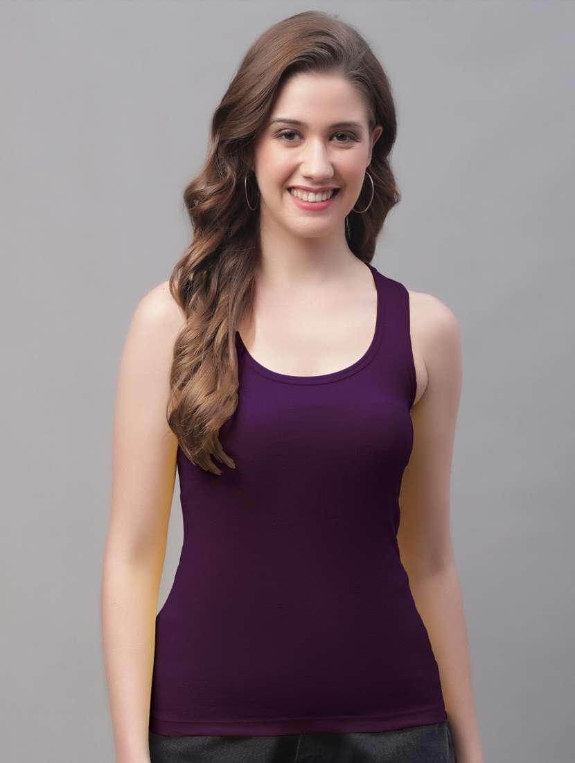 pack of 2 solid multi colored tank top - 20864143 - Standard Image - 1