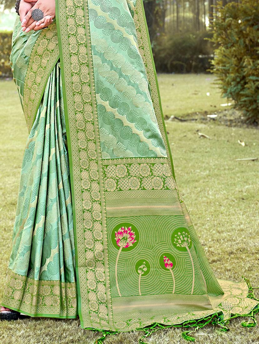 women self design banarasi saree with blouse - 20864220 - Standard Image - 1