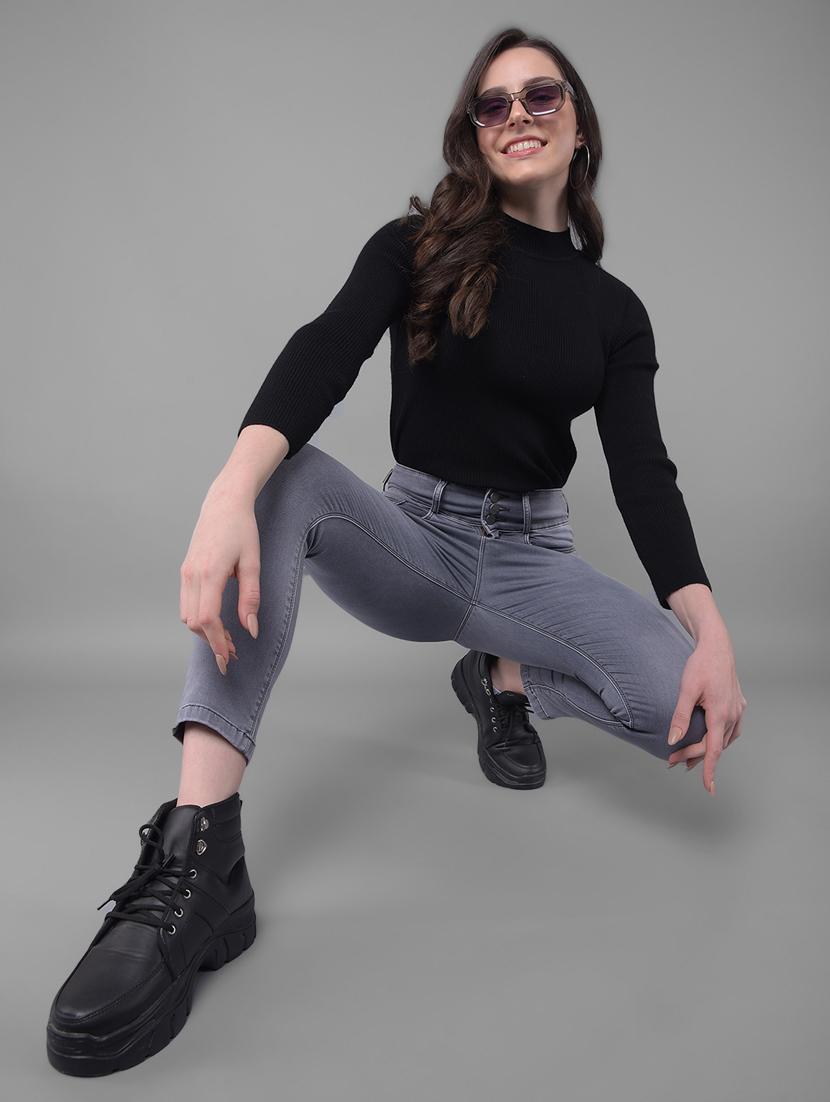 women plain skinny fit jean - 20864514 - Standard Image - 4