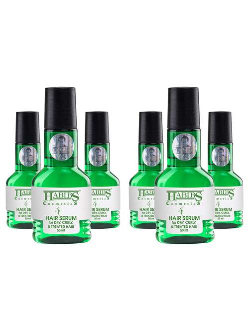 habibs hair serum dry curly & treated hairs for silky & smooth hair tames frizzy hair tangle free & frizz-free hair 50 ml  - 20871765 -  Standard Image - 0
