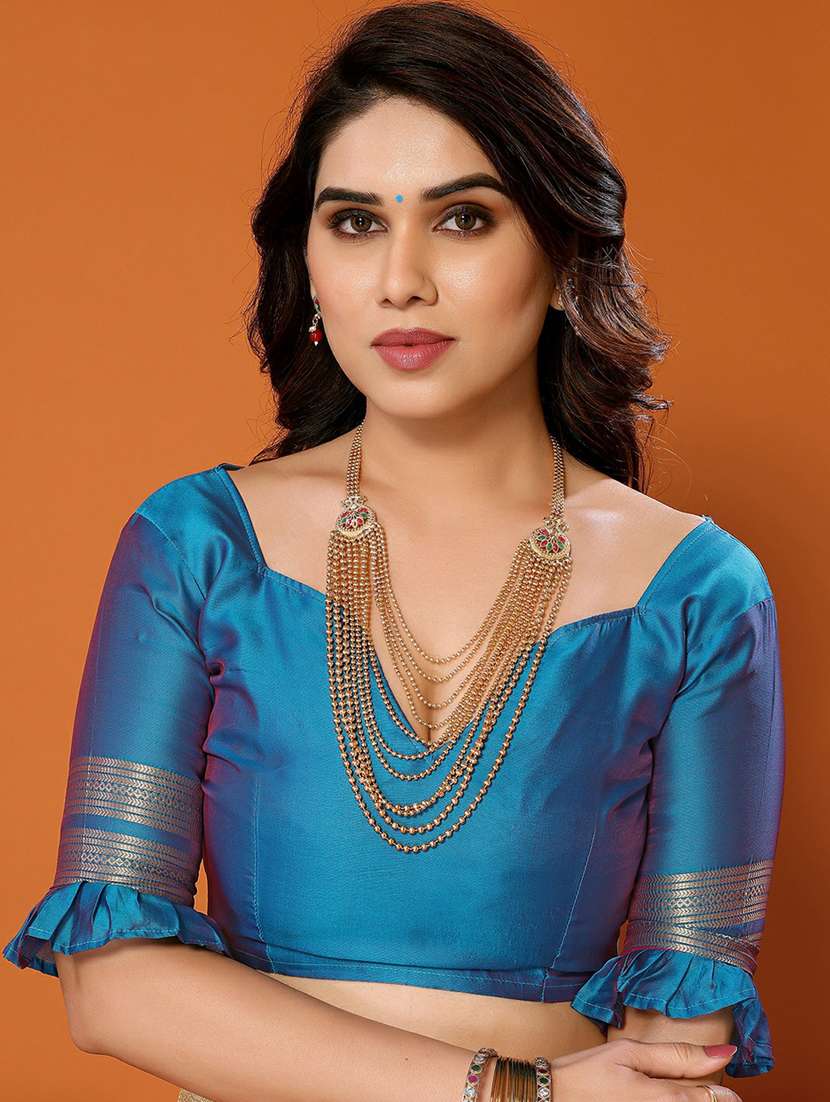 women zari work kanjivaram saree with blouse - 20873933 -  Standard Image - 1
