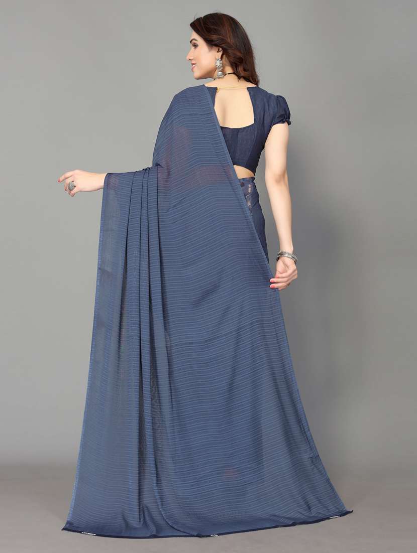 women printed georgette saree with blouse - 20873936 -  Standard Image - 1