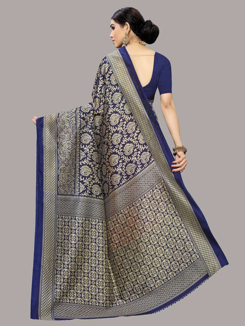 Women Red Self Design Banarasi Saree With Blouse - 20874041 -  Standard Image - 1