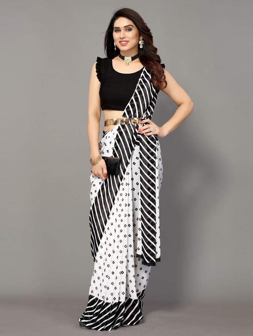 pack of 2 multi colored combo saree with blouse - 20874983 - Standard Image - 1