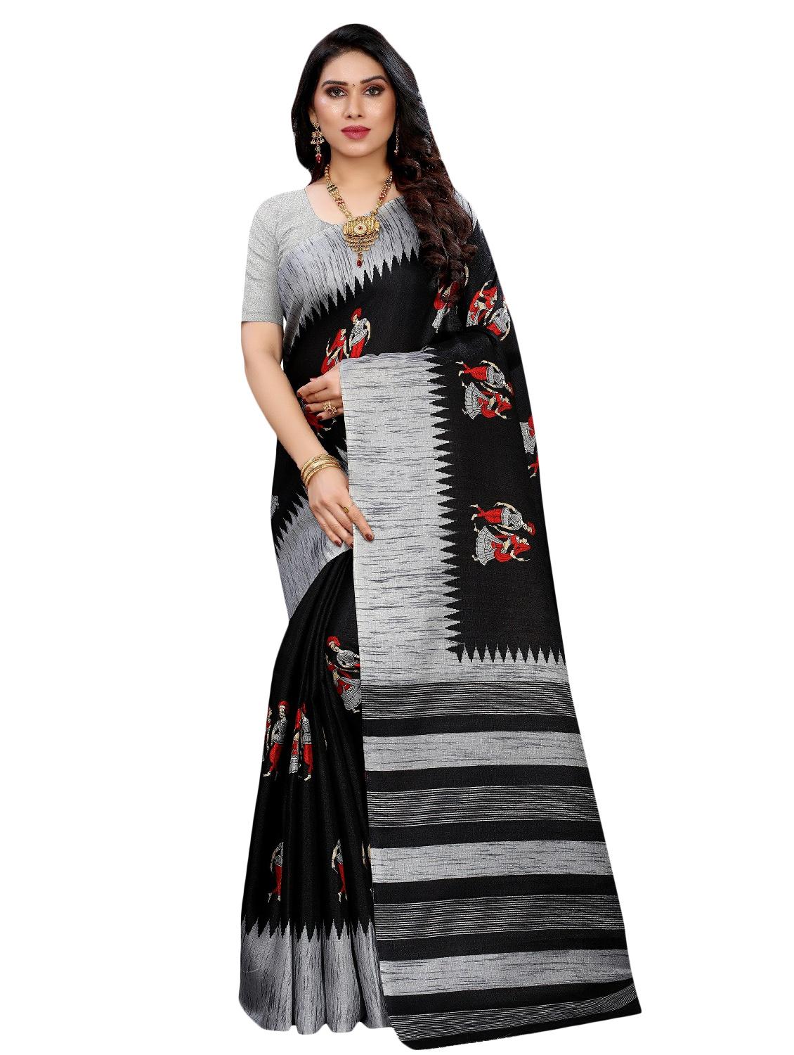 pack of 3 multi colored combo saree with blouse - 20875815 - Standard Image - 1