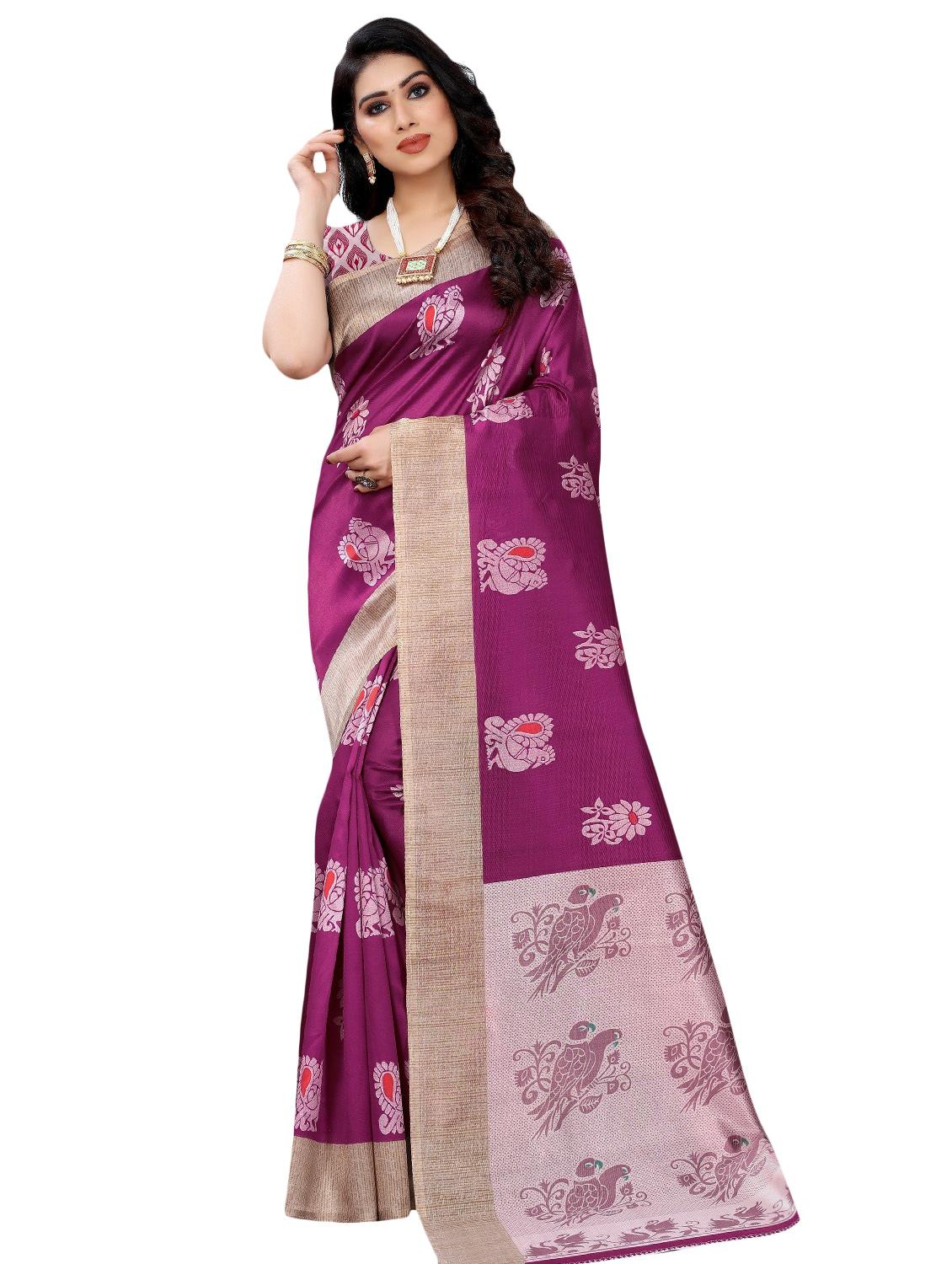 pack of 3 combo saree with blouse - 20875877 - Standard Image - 1