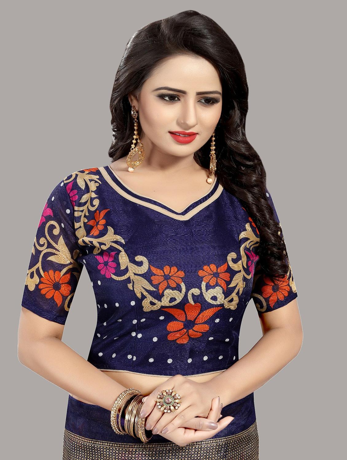 pack of 3 multi colored combo saree with blouse - 20875885 - Standard Image - 4