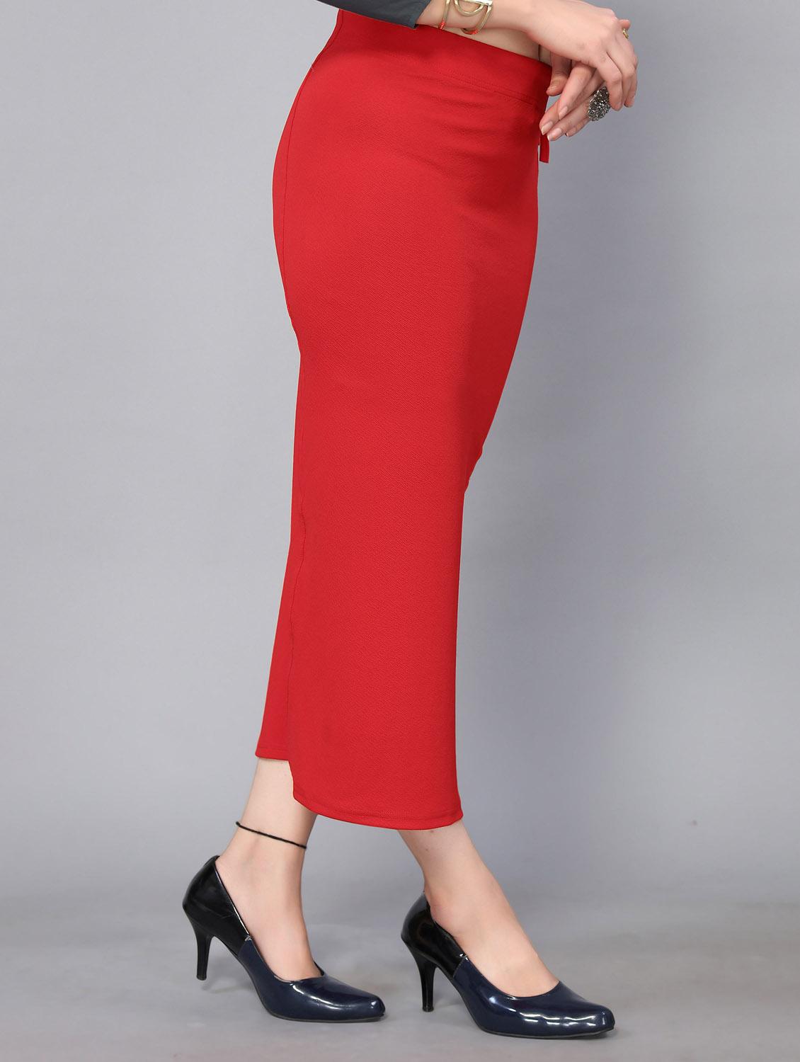 women solid saree shaper - 20876065 - Standard Image - 1