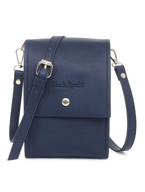 navy blue solid sling bag - 20876362 -  Standard Image - 0