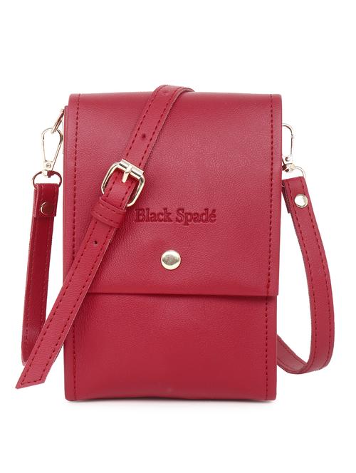 red solid sling bag - 20876366 -  Standard Image - 0